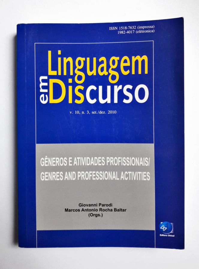 Linguagem Em Discurso Giovanni Parodi Touché Livros