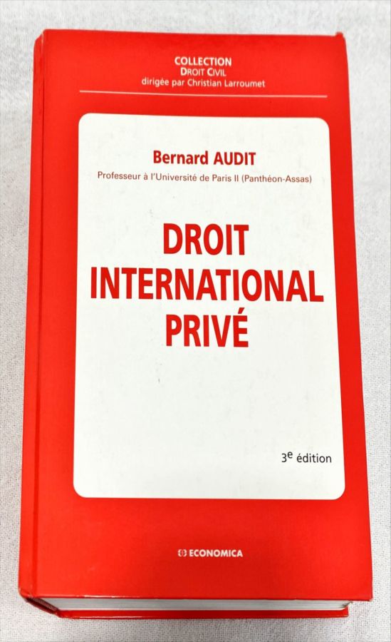 <a href="https://www.touchelivros.com.br/livro/droit-international-prive/">Droit International Privé - Bernard Audit</a>
