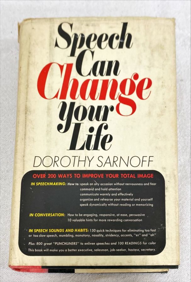 <a href="https://www.touchelivros.com.br/livro/speech-can-change-your-life/">Speech Can Change Your Life - Dorothy Sarnoff</a>