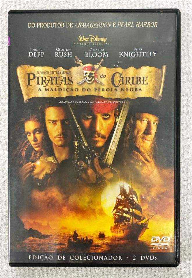 DVD Piratas Do Caribe – A Maldição Do Pérola Negra (Duplo)