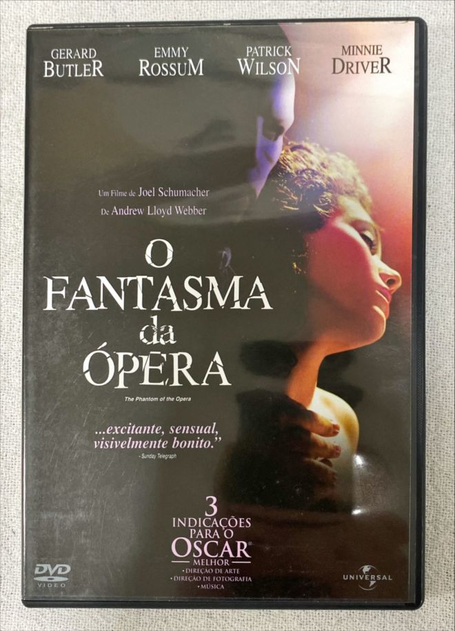 DVD O Fantasma Da Ópera