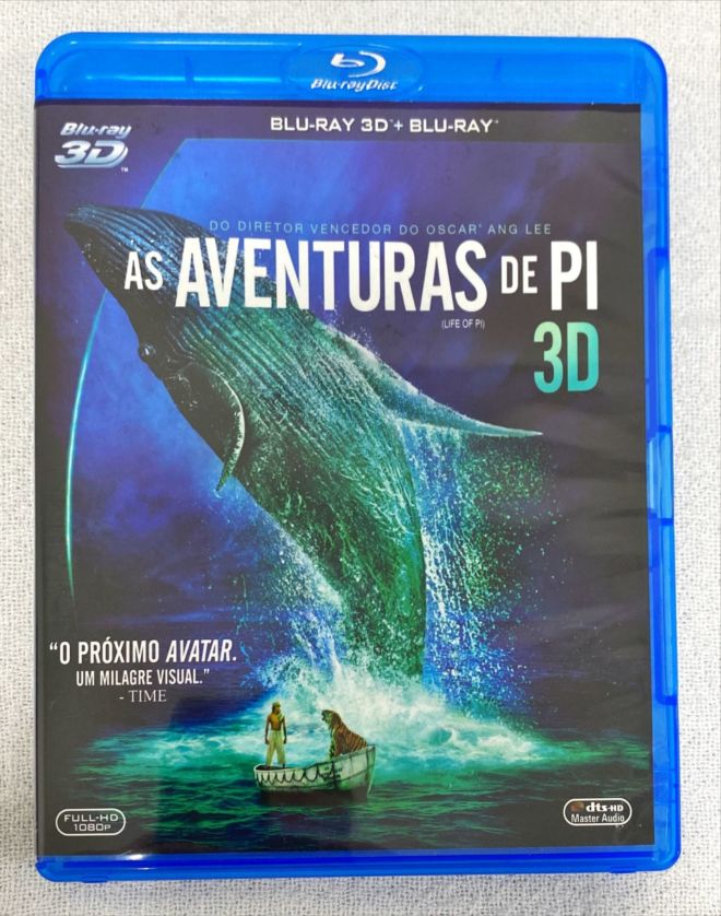 Blu-Ray As Aventuras De Pi 3D