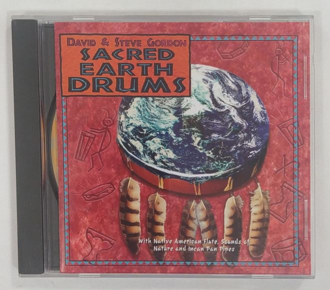 CD Sacred Earth Drums – With Native American Flute, Sounds Of Natare And Incan Pan Pipes