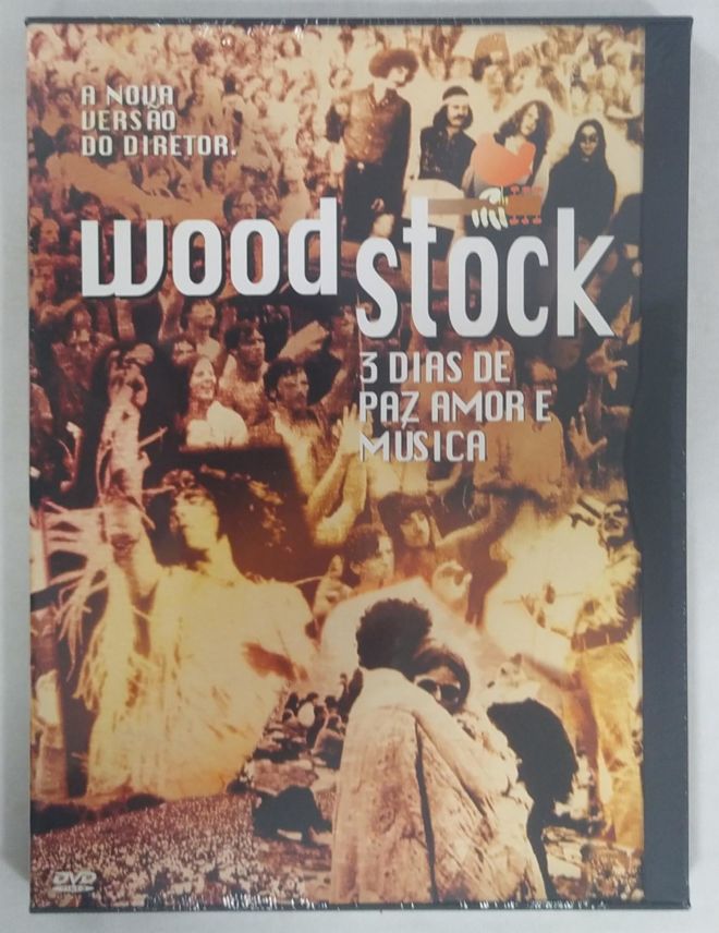 DVD Wood Stock – 3 Dias De Paz Amor E Música