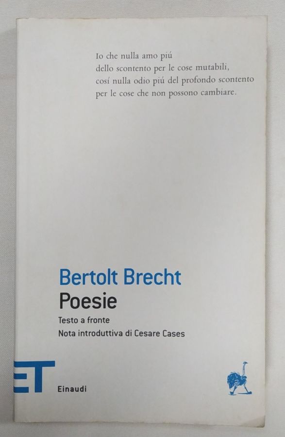 <a href="https://www.touchelivros.com.br/livro/le-poesie/">Le Poesie - Bertolt Brecht</a>