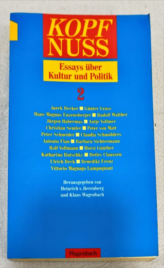 <a href="https://www.touchelivros.com.br/livro/essays-uber-kultur-und-politik-vol-2/">Essays Über Kultur Und Politik Vol. 2 - Vários Autores</a>