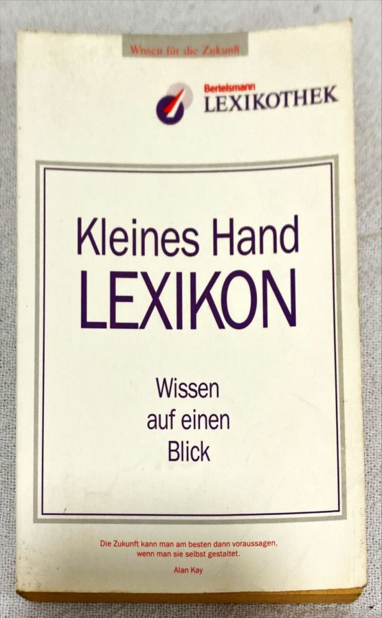 <a href="https://www.touchelivros.com.br/livro/kleines-hand-lexikon/">Kleines Hand Lexikon - Vários Autores</a>