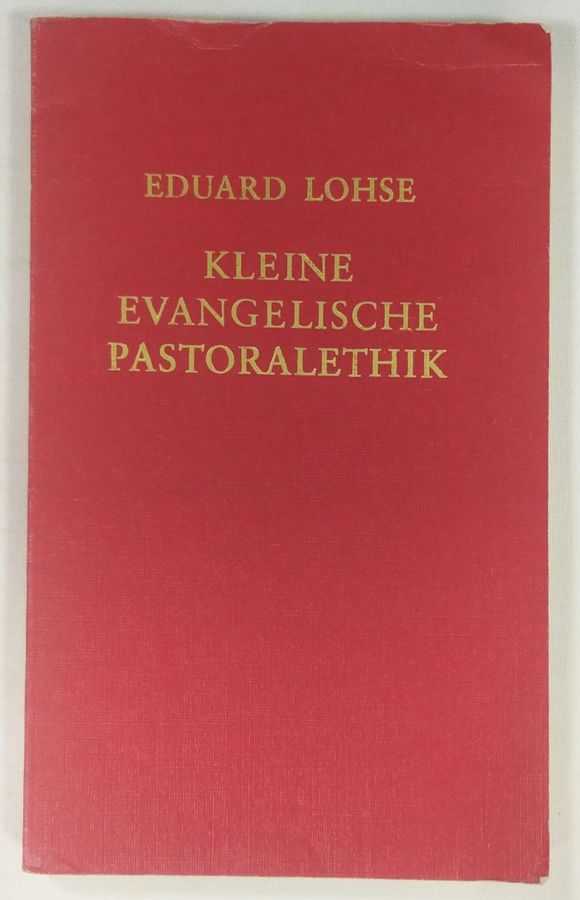 <a href="https://www.touchelivros.com.br/livro/kleine-evangelische-pastoralethik/">Kleine Evangelische Pastoralethik - Eduard Lohse</a>