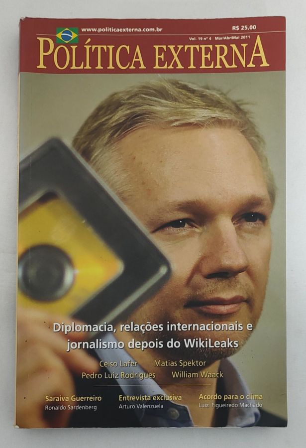 <a href="https://www.touchelivros.com.br/livro/revista-politica-externa-vol-19-no-4-diplomacia-relacoes-internacionais-e-jornalismo-depois-do-wikileaks/">Revista Política Externa – Vol. 19, nº 4 – Diplomacia, Relações Internacionais E Jornalismo Depois Do WikiLeaks - Vários Autores</a>